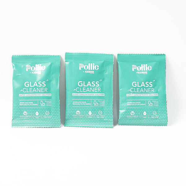 Pollic Kadam Concentrated Glass  Mirror Cleaner Refill Kit With Reusable Spray Bottle