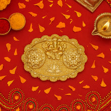 Ganesh Embossed Rolichawal Kumkum Chopra - (1 Pc)