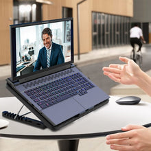 12809 Laptop Cooler Cooling Pad With 2 Quiet Led Fans Dual Usb Ports Portable Ultra Slim Usb Powered 7 Heights Adjustable Laptop Stand For Gaming Laptop