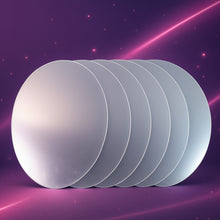 Elegant Oval Frameless Wall Mirror For Home  Office Decor (6 Pc)