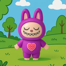 Cartoon Character Face Changing Toy With Key Holder Keychain (1 Pc)