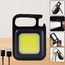 4035 Rechargeable Keychain Mini Flashlight With 4 Light Modesultralight Portable Pocket Light With Folding Bracket Bottle Opener And Magnet Base For Camping Walking