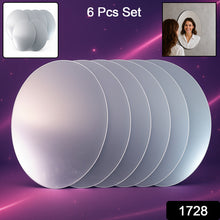 Elegant Oval Frameless Wall Mirror For Home  Office Decor (6 Pc)