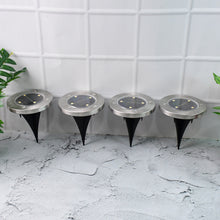 Solar Powered Led Garden Lights (4 Pc)