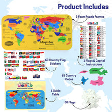 Aditi Mapster World Map Eva Foam Puzzle Set