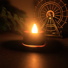 Heart Shaped Led Tea Light Candles (Mix Color  12 Pc)