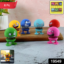 Spring Emoji Bobble Head Dolls - (6 Pc Set)
