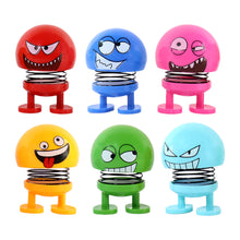 Spring Emoji Bobble Head Dolls - (6 Pc Set)