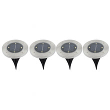 Solar Powered Led Garden Lights (4 Pc)