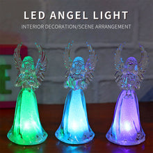 Battery Operated Led Angel Decorative Lights (4 Pc  Set)