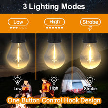 12658 Rechargeable Camping Lights For Tents Led Camping Tent Lantern 3 Lighting Modes Tent Lamp Portable Emergency Camping Lights With Clip Hook For Camping Hiking Fishing Backpacking (1 Pc)