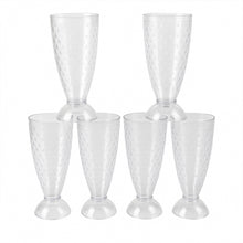 Supermom Transparent Plastic Milkshake Glass Set (400ml  6 Pc)