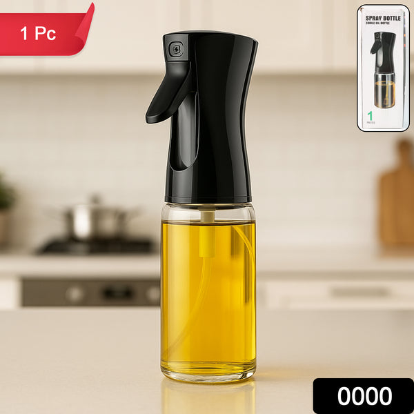 Glass Premium Oil Spray Bottle - (300 Ml Approx  1 Pc)