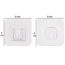 1742 Magic Adhesive Plastic Wall Hooks Heavy Duty Hooks (Pack Of 20)