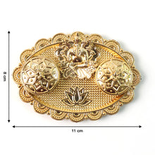 Ganesh Embossed Rolichawal Kumkum Chopra - (1 Pc)