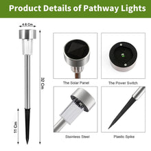 Solar Lawn Lamp Set Of 12 Pc