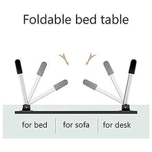 7858 Foldable Bed Study Table Portable Multifunction Laptop Table Lapdesk For Children Bed Foldable Table Work Office Home With Tablet Slot  Cup Holder