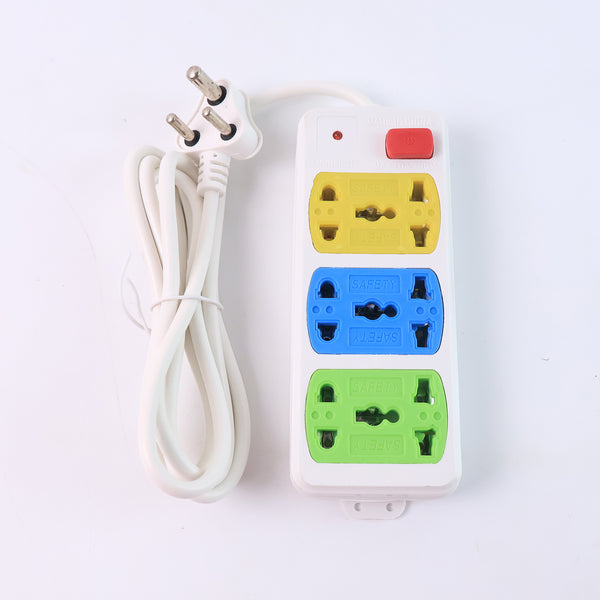 Compact 3-socket Universal Extension Board (1 Pc)