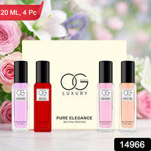 Og Beauty Luxury Pure Elegance Eau De Parfum Gift - (4 Pc  Set  20 Ml)
