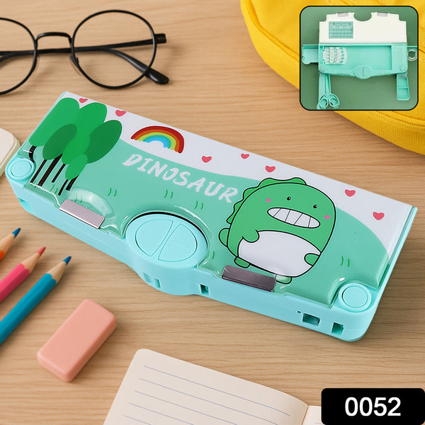 0052 Multifunctional Pencil Box For Kids Pencil Box For Boys Kids Pencil Box For Boys  Girls Magnetic Pencil Box For Boys Pop Up Pencil Box Space Theme Return Gifts For Kids (Space Pencil Box)