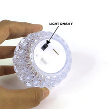 Crystal Design Led Tealight Candles (6 Pc  Set)