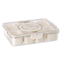 6-compartment Fridge Storage Box With Lid